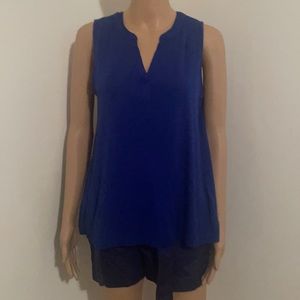 High Low v-neck tank